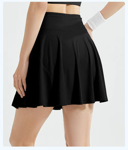 2 - in - 1 High - Waist Tennis Skirt | Breathable & Anti - Chafing Sports Skirt – Ceecile - Women's Activewear by Ceecile