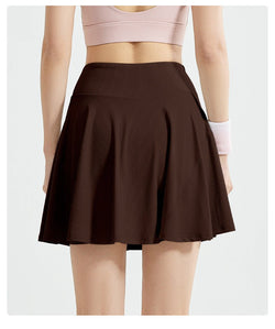 2 - in - 1 High - Waist Tennis Skirt | Breathable & Anti - Chafing Sports Skirt – Ceecile - Women's Activewear by Ceecile
