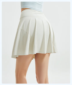 2 - in - 1 High - Waist Tennis Skirt | Breathable & Anti - Chafing Sports Skirt – Ceecile - Women's Activewear by Ceecile