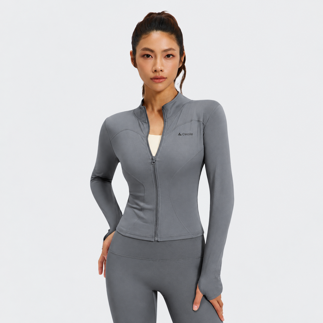 Ceecile Motion Contour Full-Zip Jacket