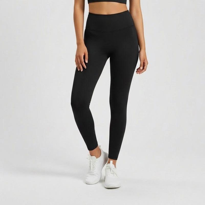 Ceecile MOTION No Front Seam High Waist Yoga Leggings (Upgraded Fabric) | Back Pocket Gym Pants