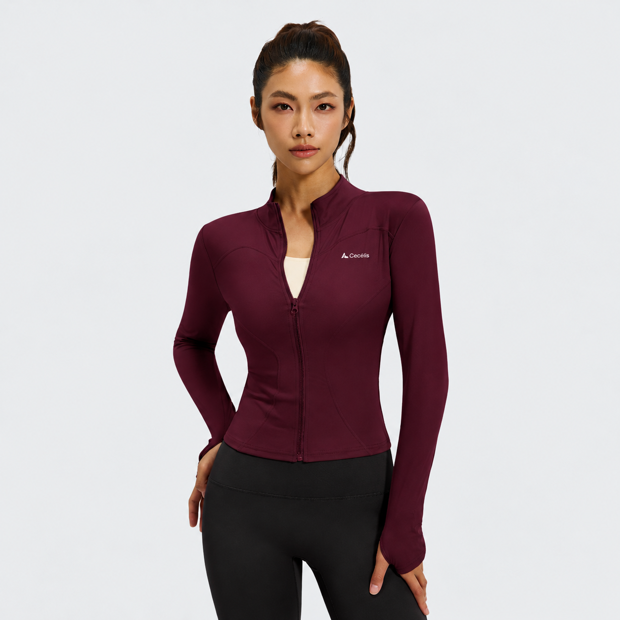 Ceecile Motion Contour Full-Zip Jacket