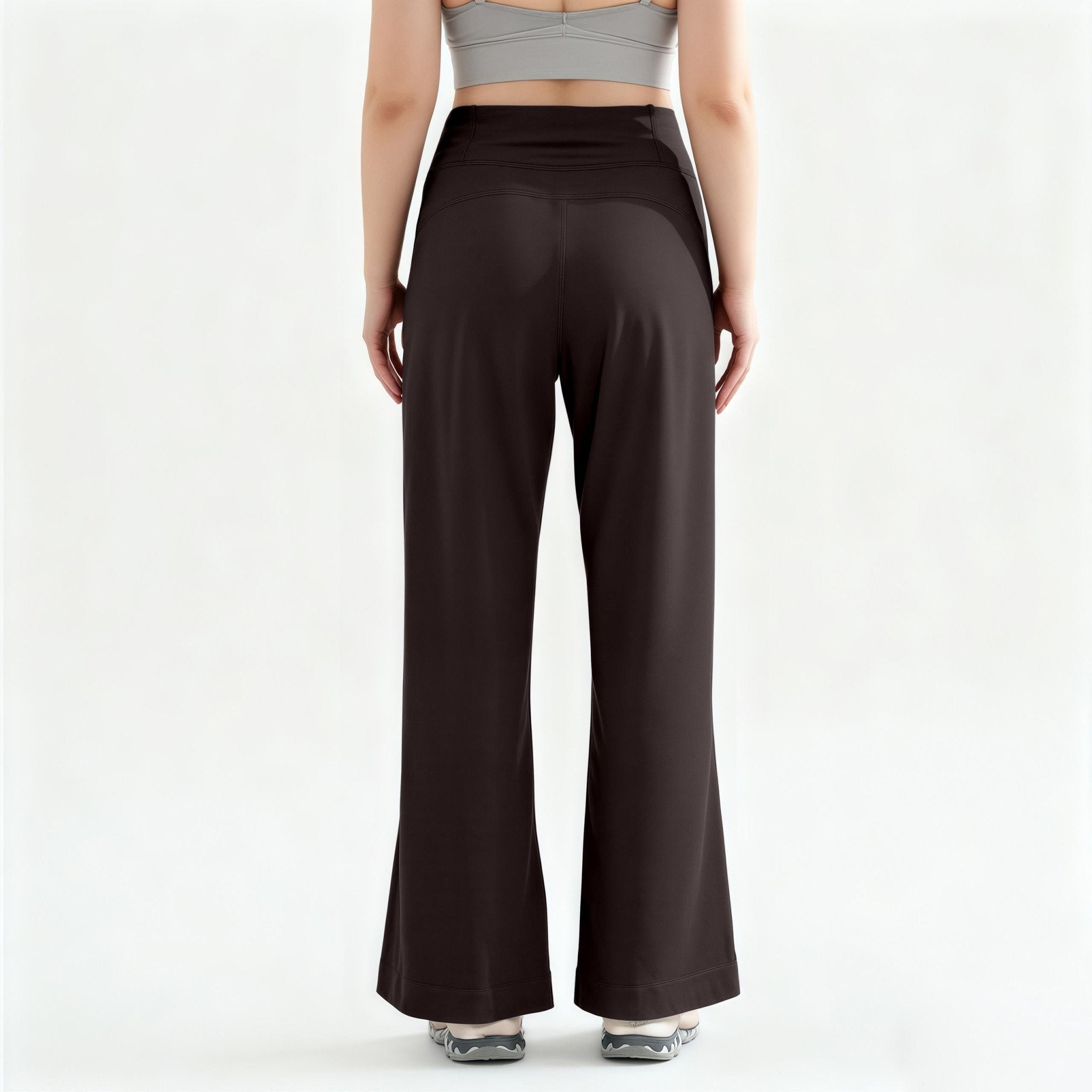 Ceecile Motion Flex High-Waisted Straight-Leg Workout Pants with Back Pocket - Women's Activewear by Ceecile