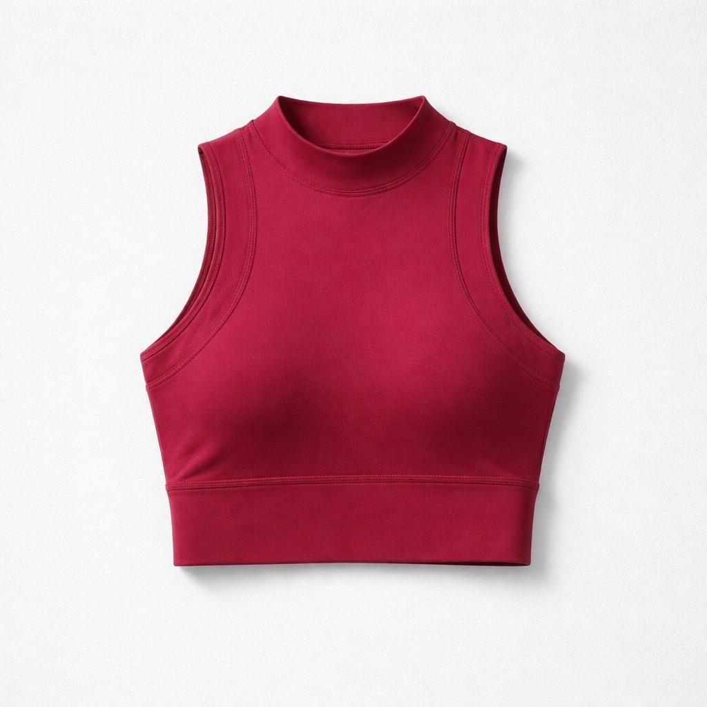 Ceecile Motion High-Neck Cropped Tank - Women's Activewear by Ceecile