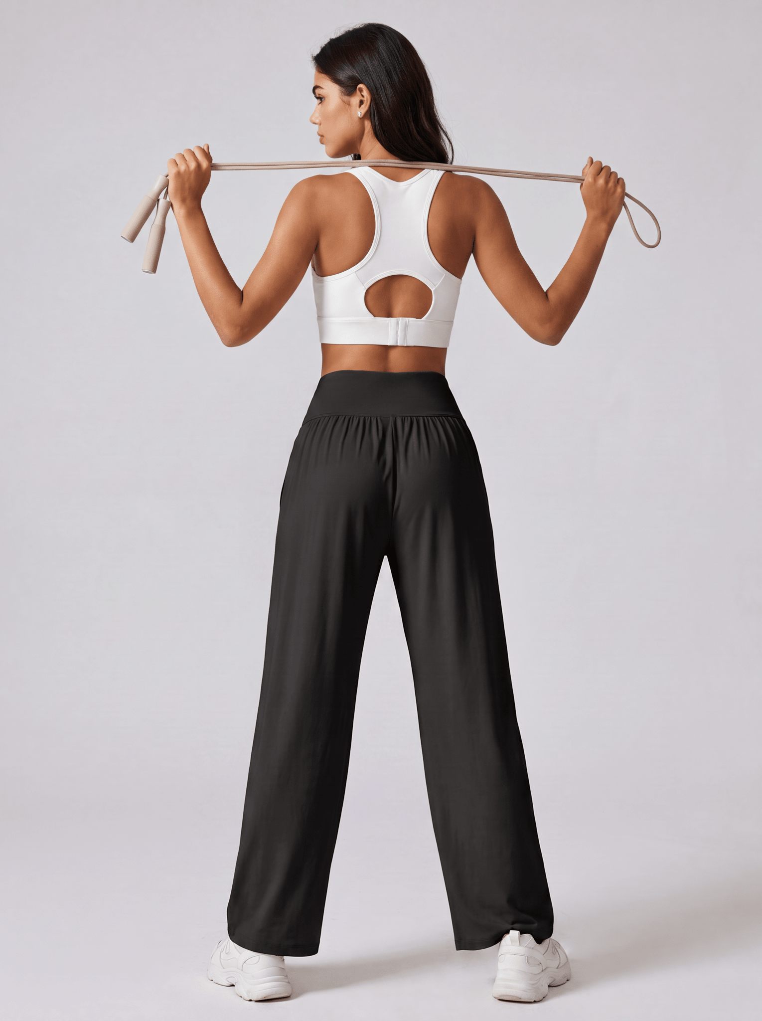 Ceecile VFlow Curve High-Waisted Wide-Leg Pants - Women's Activewear by Ceecile