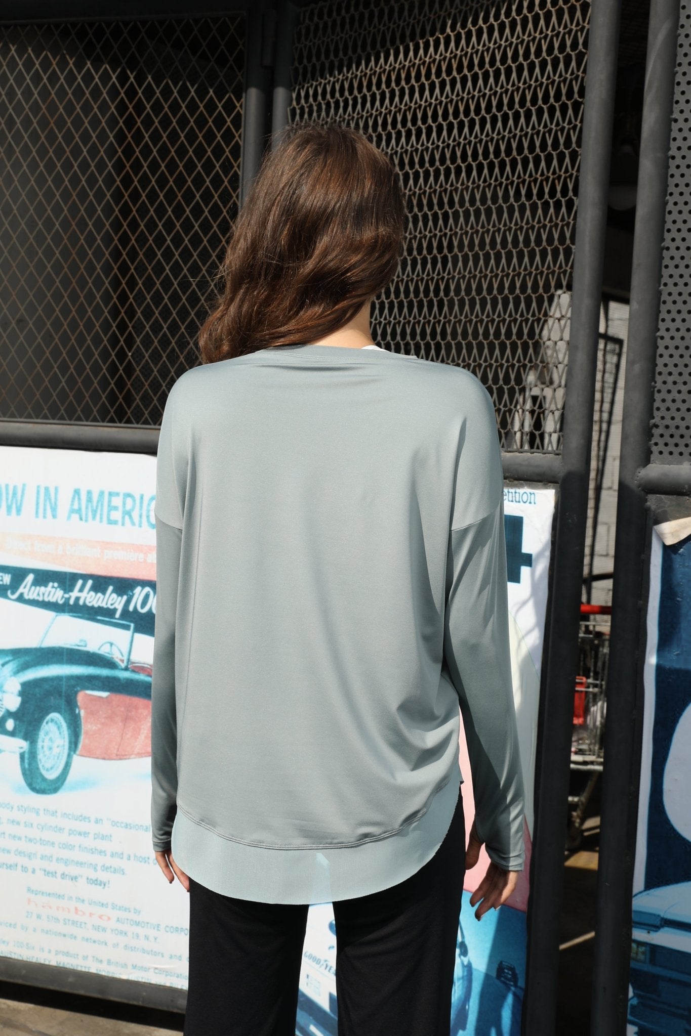 Ceecile Women's Long Sleeve Sports Shirt – Protective Hand Design with Mesh Panels | Quick - Dry Activewear - Women's Activewear by Ceecile