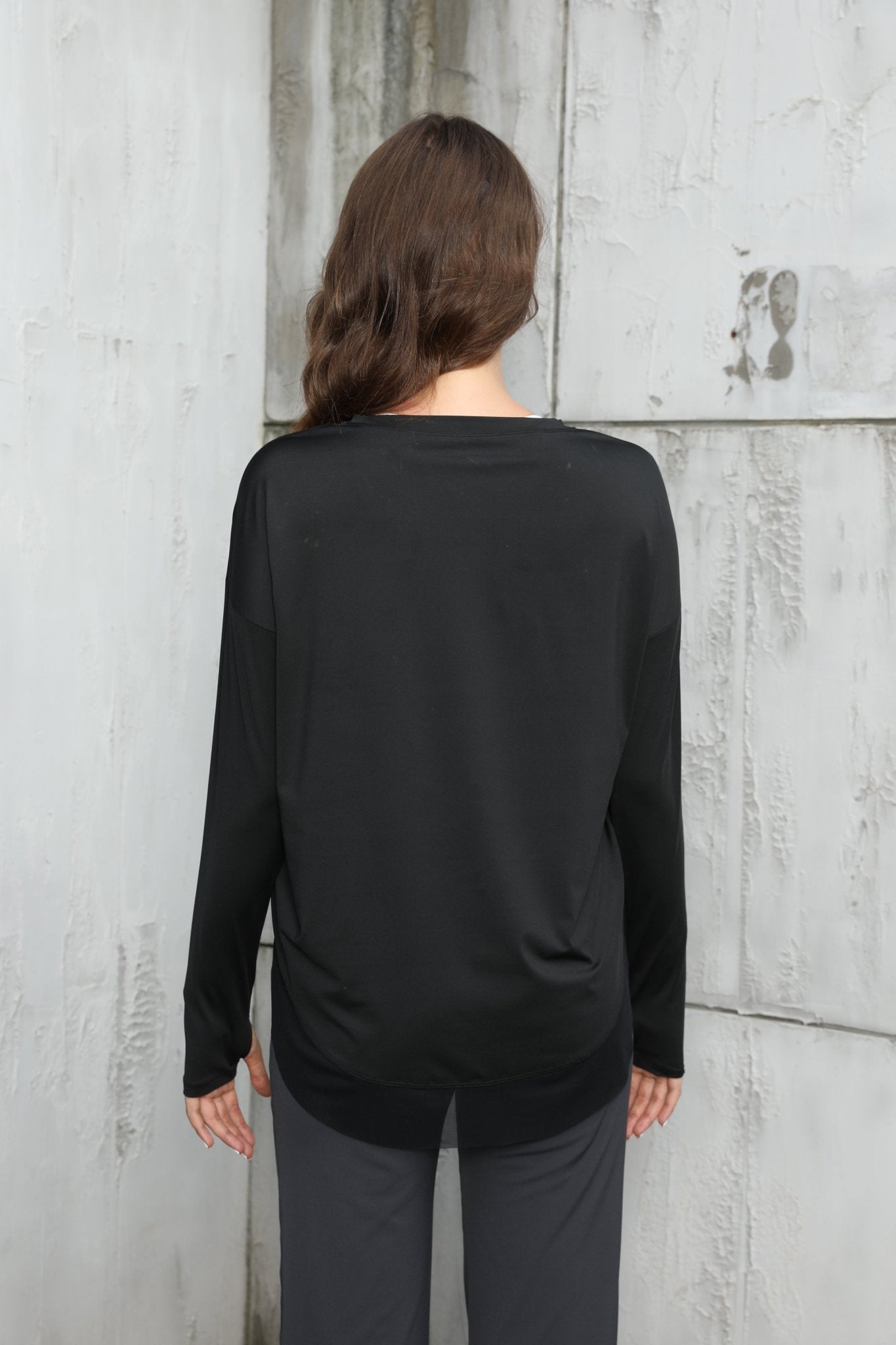 Ceecile Women's Long Sleeve Sports Shirt – Protective Hand Design with Mesh Panels | Quick - Dry Activewear - Women's Activewear by Ceecile