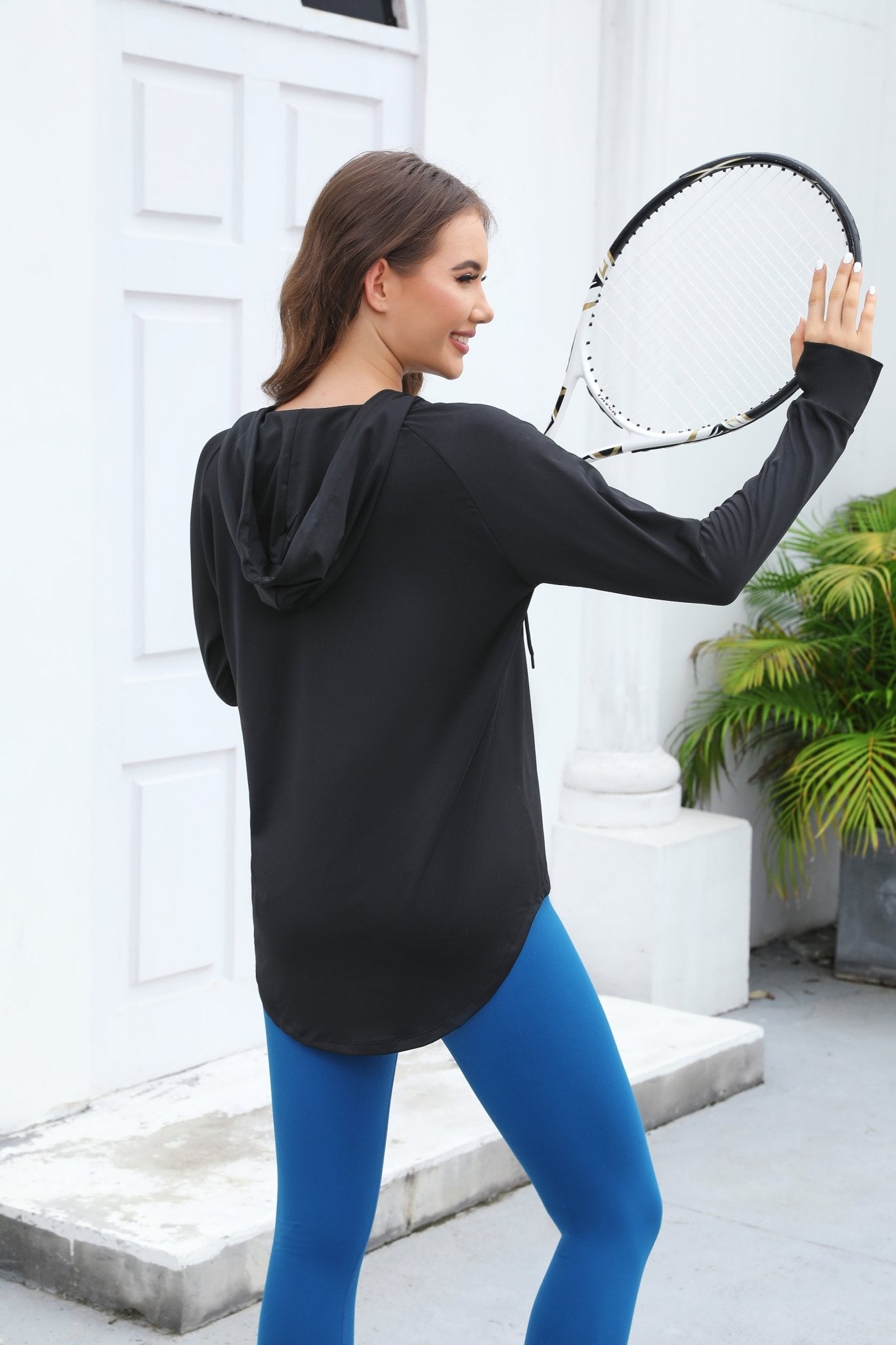 Ceecile Women's Quick - Dry Yoga Shirt – Breathable, Moisture - Wicking Long Sleeve Activewear - Women's Activewear by Ceecile