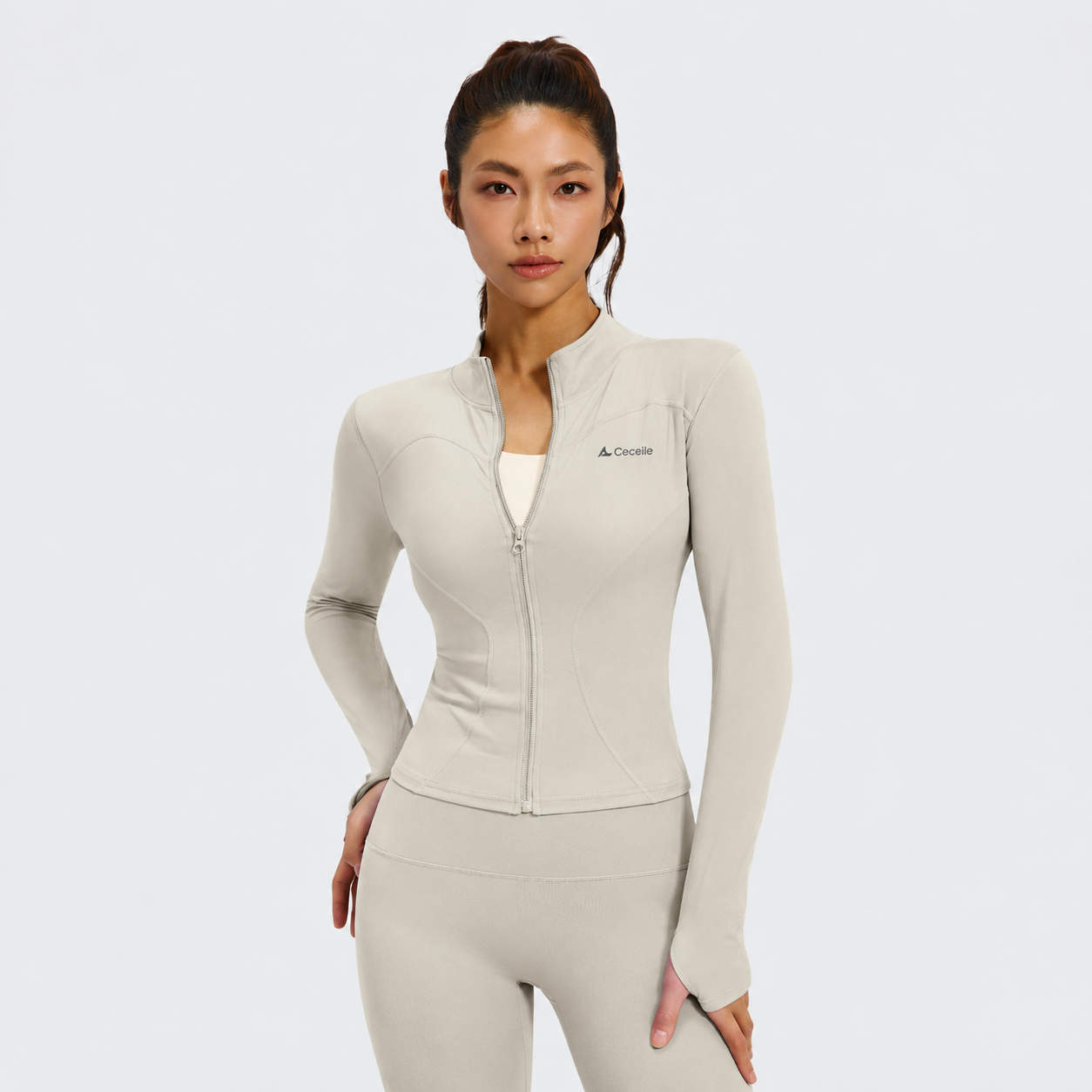 Ceecile Motion Contour Full-Zip Jacket