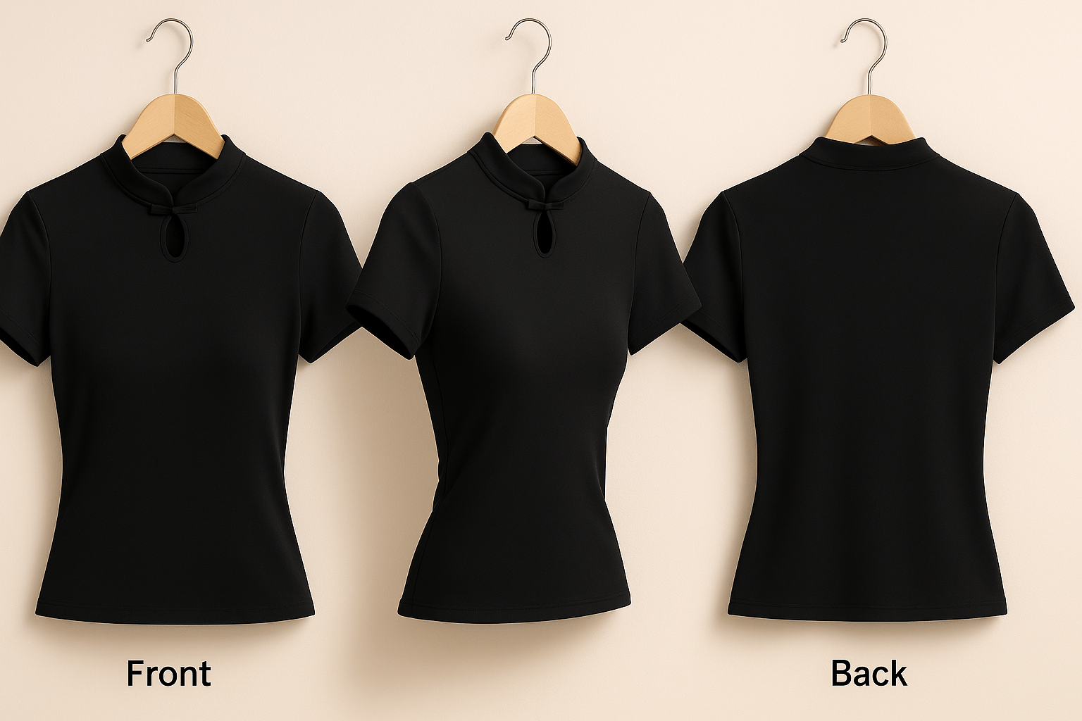 Fusion Style Yoga Apparel Top – Traditional Touch with Performance Fabric Short Sleeve Fitness Shirt - Women's Activewear by Ceecile