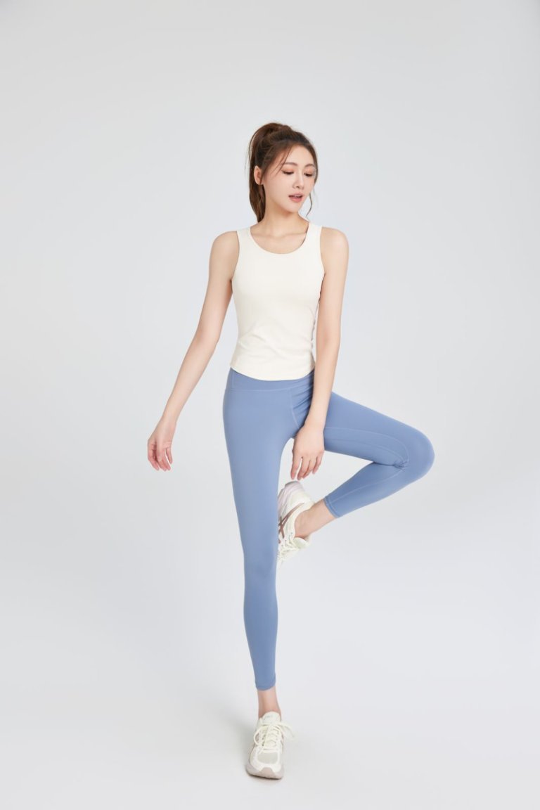 High - Support Shockproof Yoga Vest | Racerback Padded Tank | Seamless & Form - Fitting Activewear - Women's Activewear by Ceecile