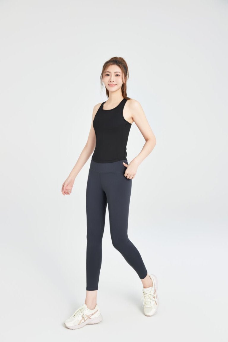 High - Support Shockproof Yoga Vest | Racerback Padded Tank | Seamless & Form - Fitting Activewear - Women's Activewear by Ceecile