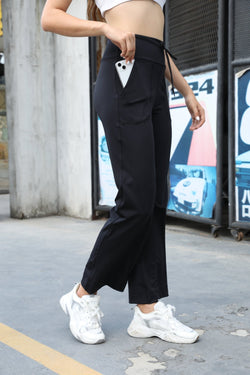 Women Loose Sport Straight Cut Long Pants Muslimah Wear - Women's Activewear by Ceecile